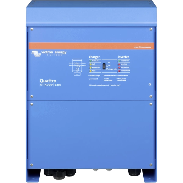 Victron Energy Wechselrichter 8000W 48 V/DC - 230 V/AC Victron Energy Wechselrichter 8000W 48 V/DC - 230 V/AC
