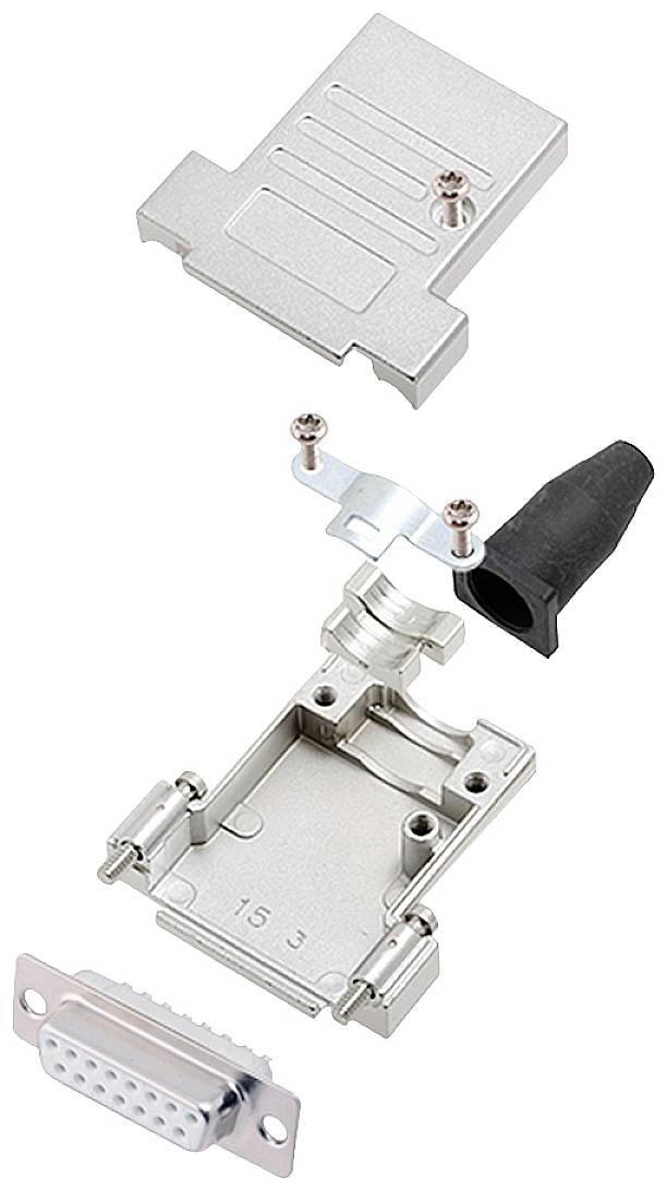 Encitech DTSL15-SJSRG-T-DMS-W-K 6355-8087-32 D-SUB Buchsenleisten-Set 180° Polzahl: 15 Lötkelch 1St.