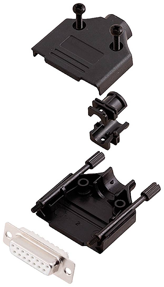 Encitech DTPK-P-15-DBS-W-K 6355-8032-12 D-SUB Buchsenleisten-Set 180° Polzahl: 15 Lötkelch