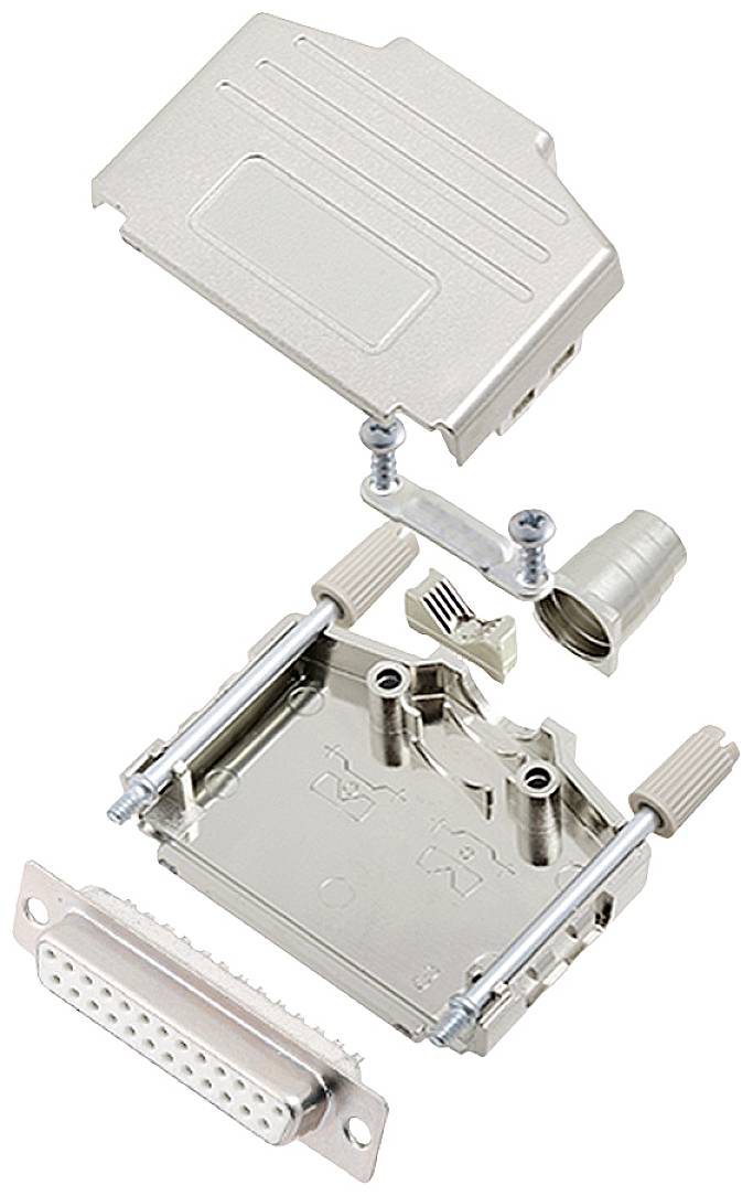 Encitech DPPK25-M-DBS-W-K 6355-8004-13 D-SUB Buchsenleisten-Set 180 ° Polzahl: 25 Lötkelch 1 St.