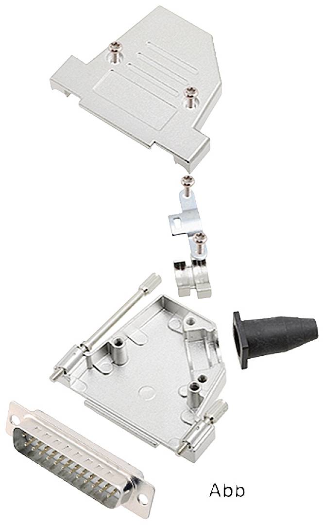 Encitech DTSL37-LJSRG-S-DBP-W-K 6355-8042-04 D-SUB Stiftleisten-Set 45 ° Polzahl: 37 Lötkelch 1 St.