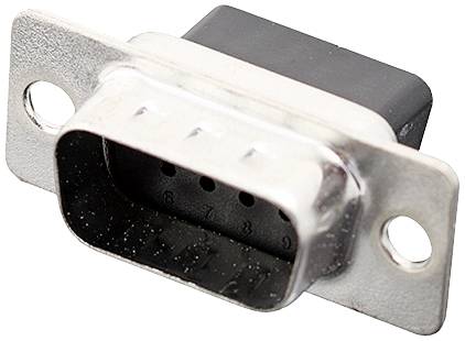 Encitech DBC09-SP 2101-0190-01 D-SUB Stiftleiste 180° Polzahl: 9 Crimpen Tray