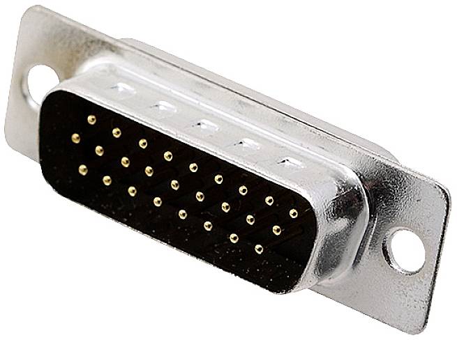 Encitech HDD-26-M-T-B-M 2103-0400-02 D-SUB Stiftleiste 180° Polzahl: 26 Lötpins 1 St. Tray