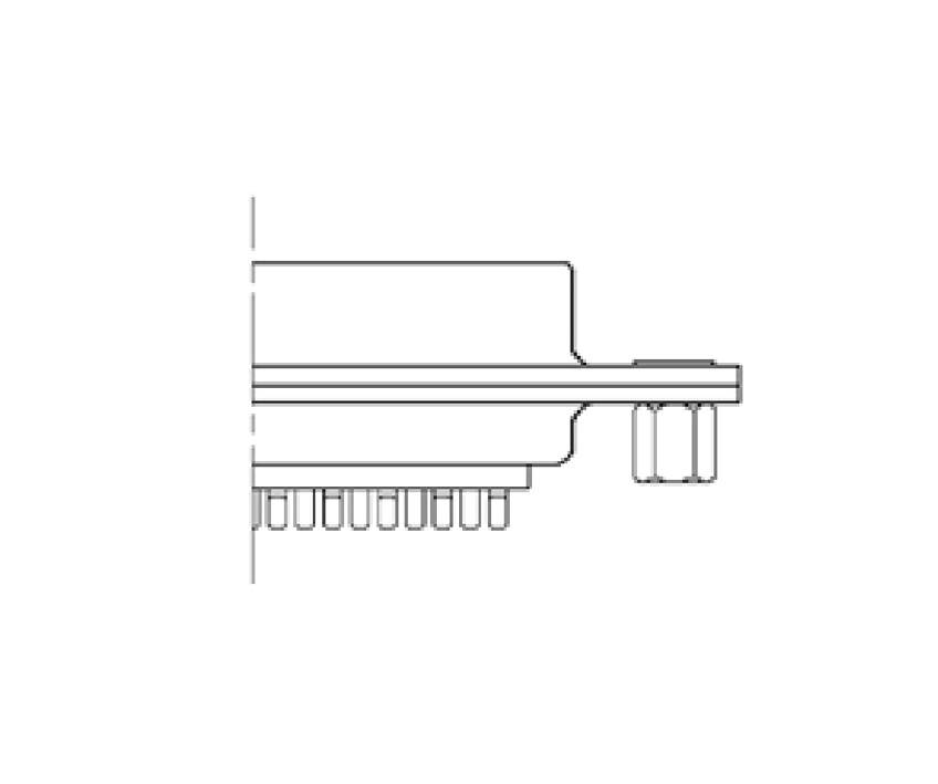 Encitech DB37-SS-K 2101-0181-14 D-SUB Buchsenleiste 180° Polzahl: 37 Lötkelch Tray