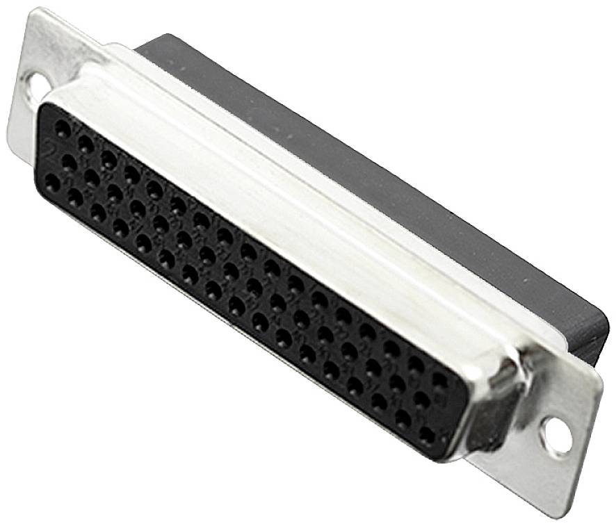 Encitech DBC50-SS 2101-0190-15 D-SUB Buchsenleiste 180° Polzahl: 50 Crimpen 1 St. Tray