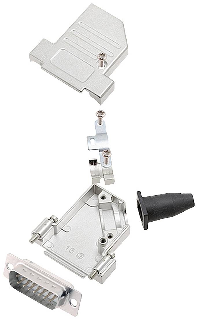 Encitech DTSL15-SJSRG-S-DMP-W-K 6355-8091-22 D-SUB Stiftleisten-Set 45 ° Polzahl: 15 Lötkelch 1 St.