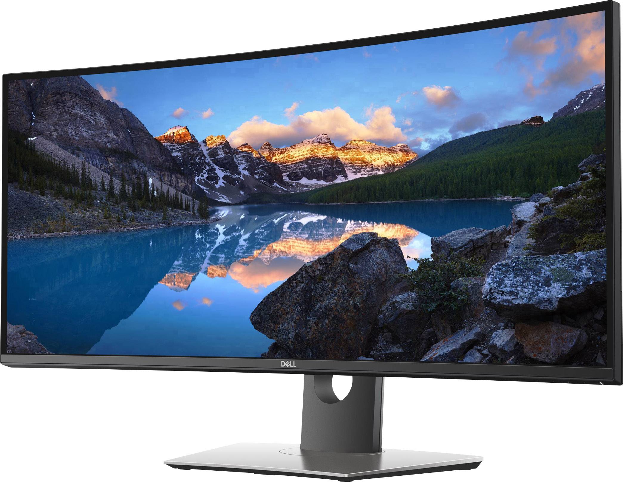 Dell UltraSharp U3419W LED-Monitor 86.4 cm (34 Zoll) 3440 x 1440 Pixel 21:9 8 ms HDMI®, DisplayPort, USB-C®, USB, Audio, stereo (3.5 mm Klinke) IP