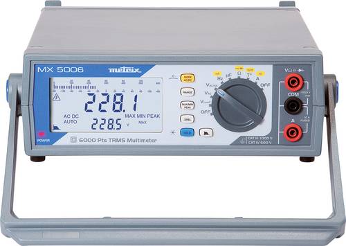 Metrix MX 5006 Tisch-Multimeter digital, analog CAT III 1000 V Anzeige (Counts): 6000