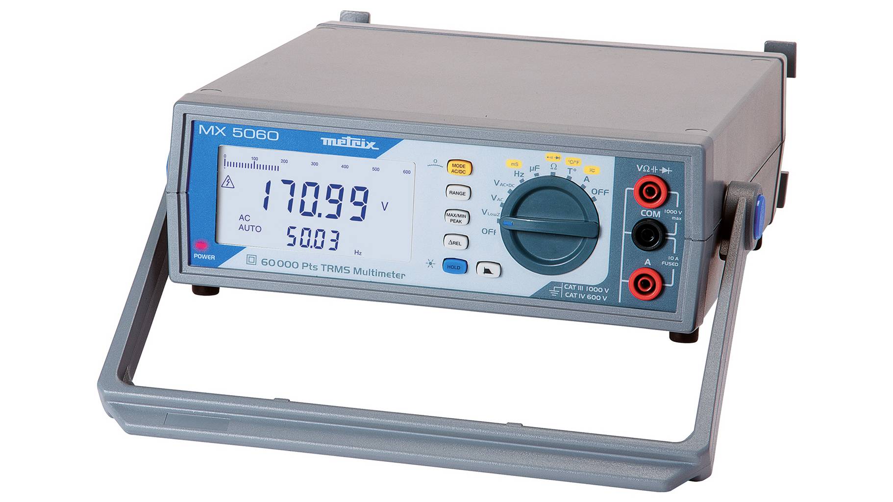 Metrix MX 5060 Tisch-Multimeter digital, analog CAT III 1000V Anzeige ...