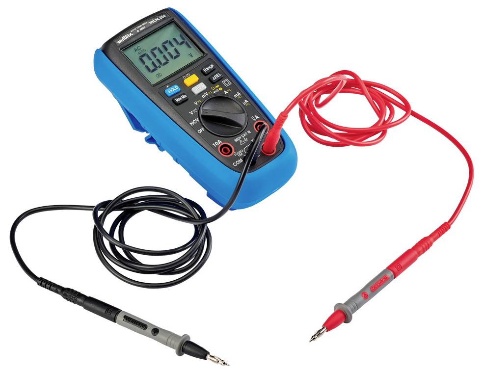 Metrix MTX 204 Hand-Multimeter digital Grafik-Display CAT III 600 V Anzeige (Counts): 6000
