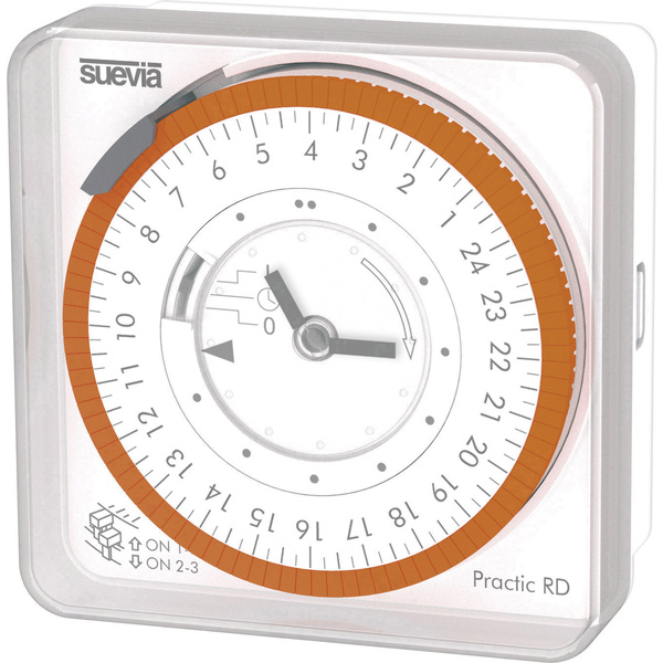 Suevia Practic RD Aufputz-Zeitschaltuhr analog 230 V/AC 3680 W