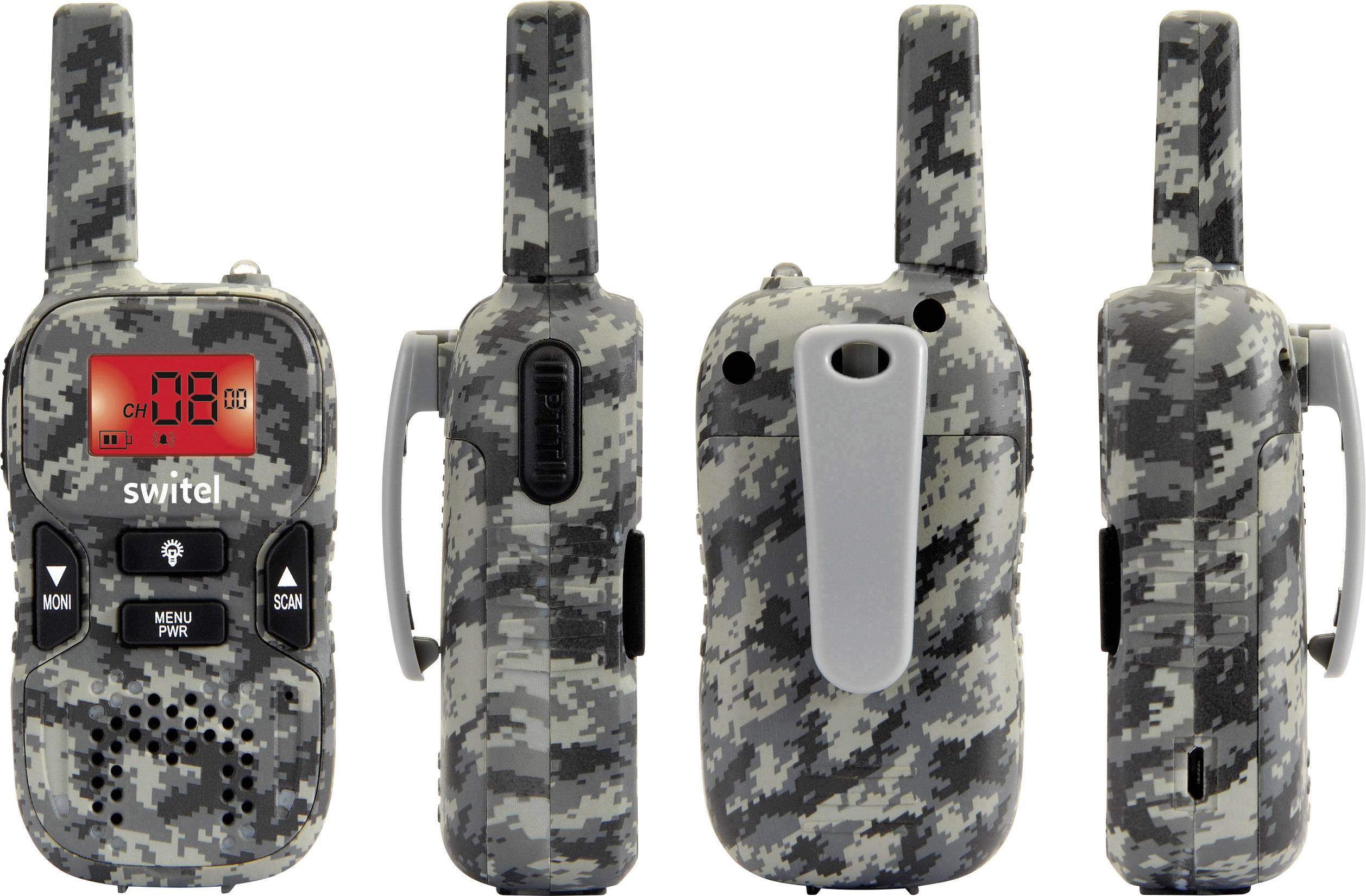 Switel WTE2350 Camouflage PMR-Handfunkgerät 2er Set