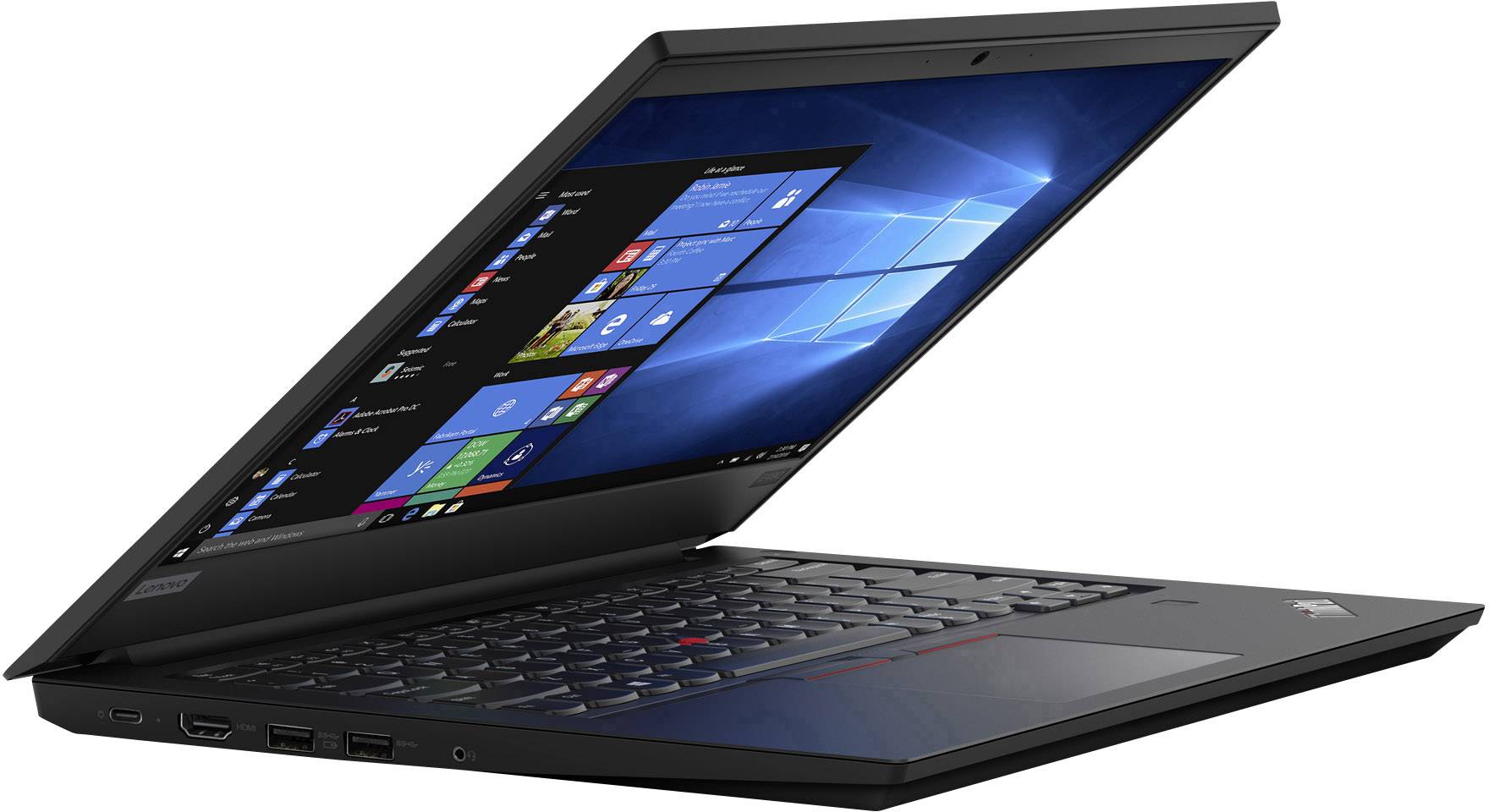 Lenovo ThinkPad E490 20N8 35.6 cm (14.0 Zoll) Notebook Intel Core i7 i7-8565U 16 GB   512 GB SSD AMD Radeon RX 550 Windows® 10 Pro Schwarz