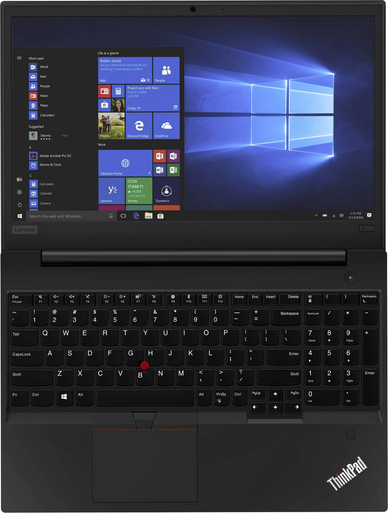 Lenovo ThinkPad E590 20NB - Core i5 8265 39.6cm (15.6 Zoll) Notebook Intel Core i5 i5-8265U 8GB 256GB SSD Intel UHD Graphics 620