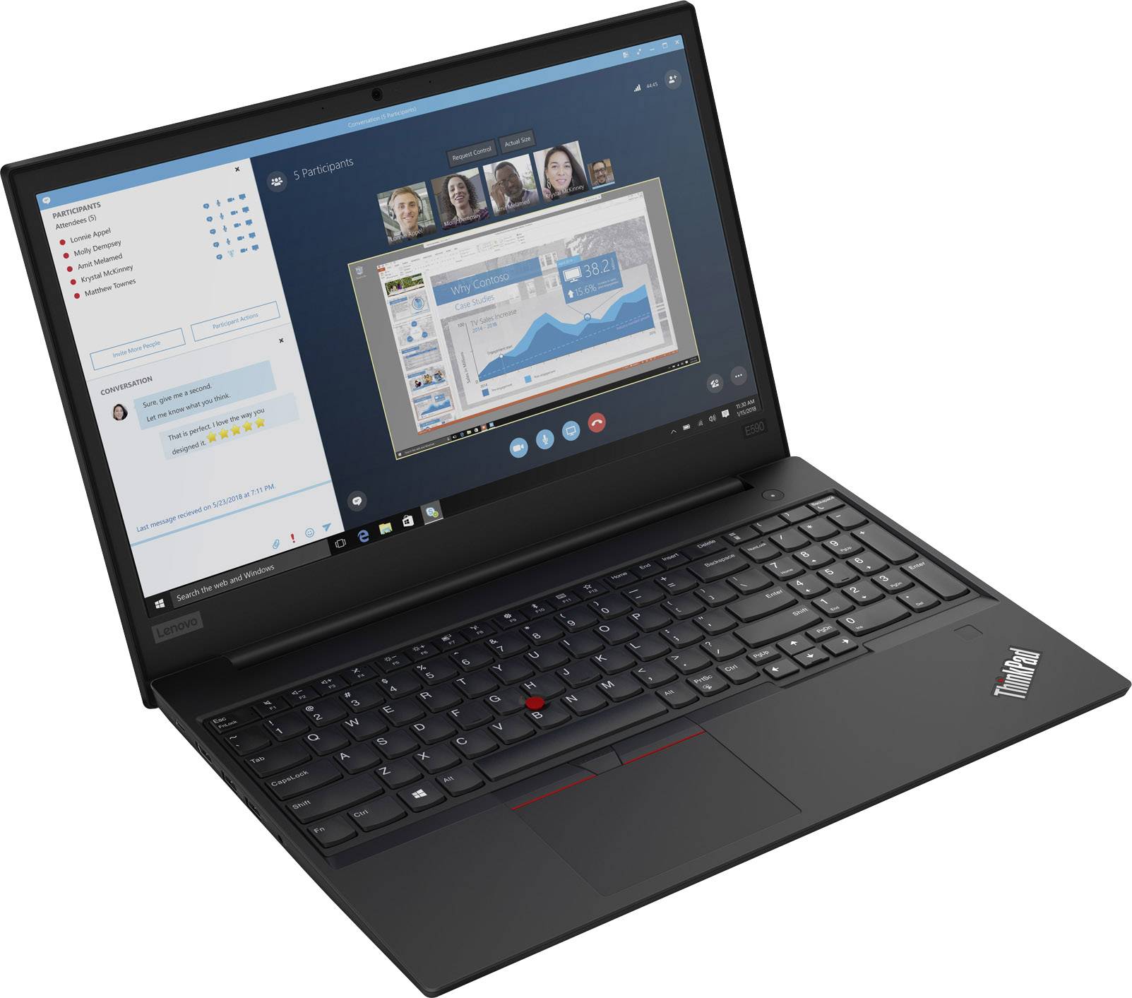 Lenovo ThinkPad E590 20NB - Core i5 8265 39.6cm (15.6 Zoll) Notebook Intel Core i5 i5-8265U 8GB 256GB SSD Intel UHD Graphics 620