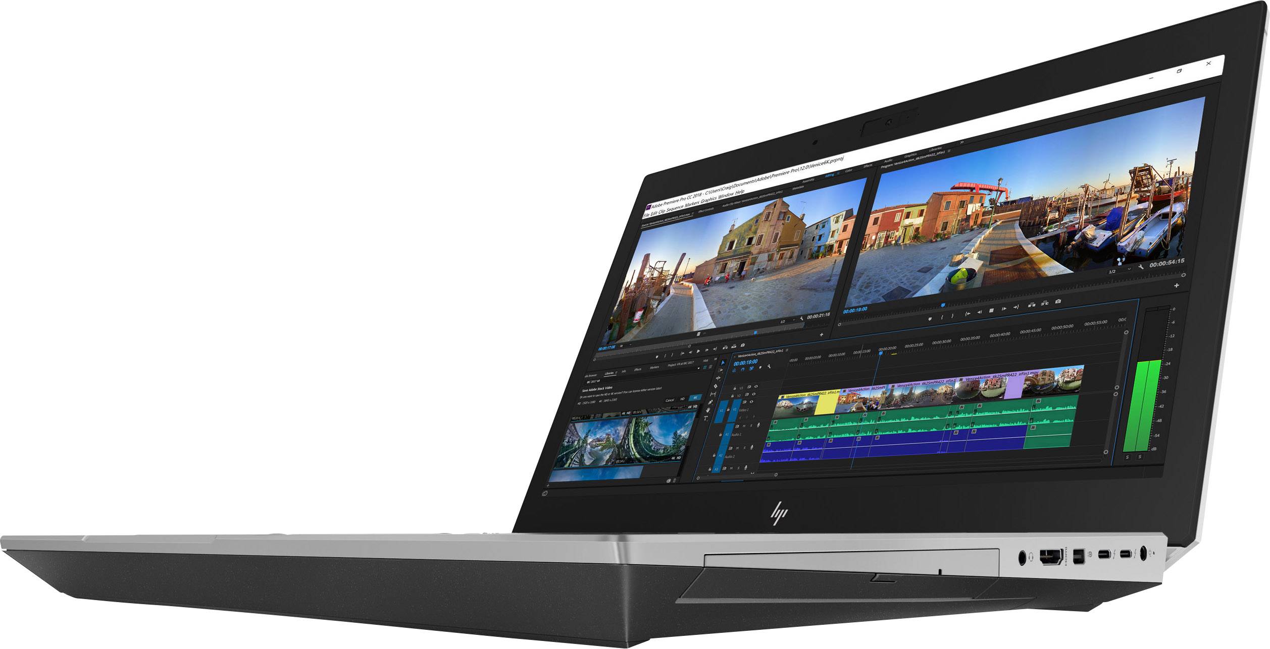 HP ZBook 17 G5 43.9cm (17.3 Zoll) Workstation Intel Core i7 i7-8750H 16GB 512GB SSD Nvidia Quadro P3200 Windows® 10 Pro Silber