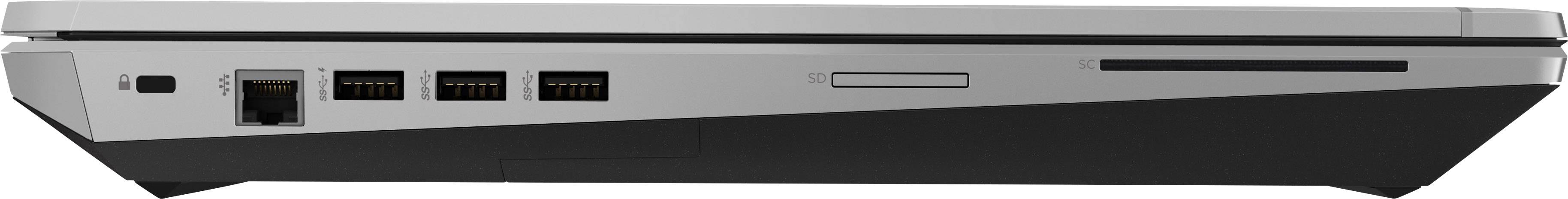 HP ZBook 17 G5 43.9cm (17.3 Zoll) Workstation Intel Core i7 i7-8750H 16GB 512GB SSD Nvidia Quadro P3200 Windows® 10 Pro Silber