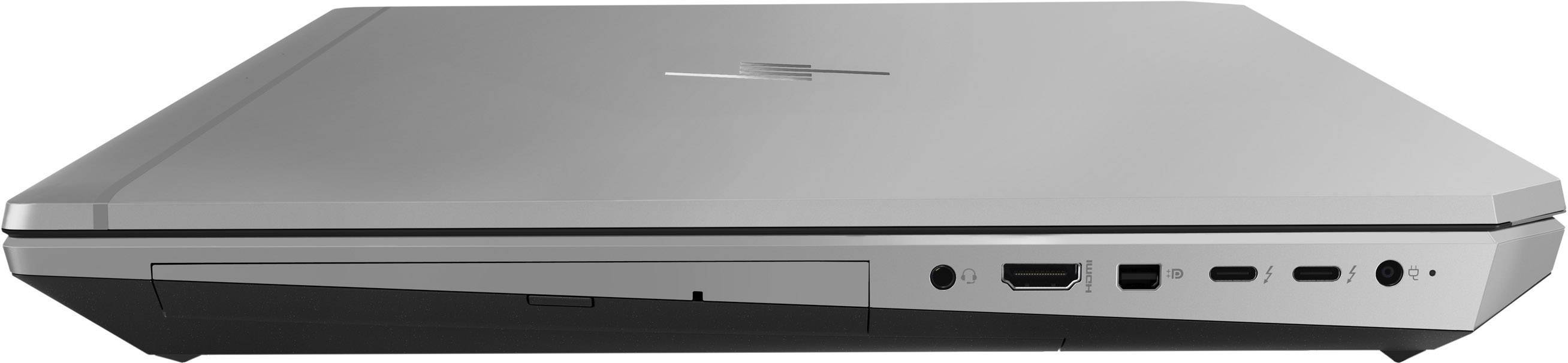 HP ZBook 17 G5 43.9cm (17.3 Zoll) Workstation Intel Core i7 i7-8750H 16GB 512GB SSD Nvidia Quadro P3200 Windows® 10 Pro Silber