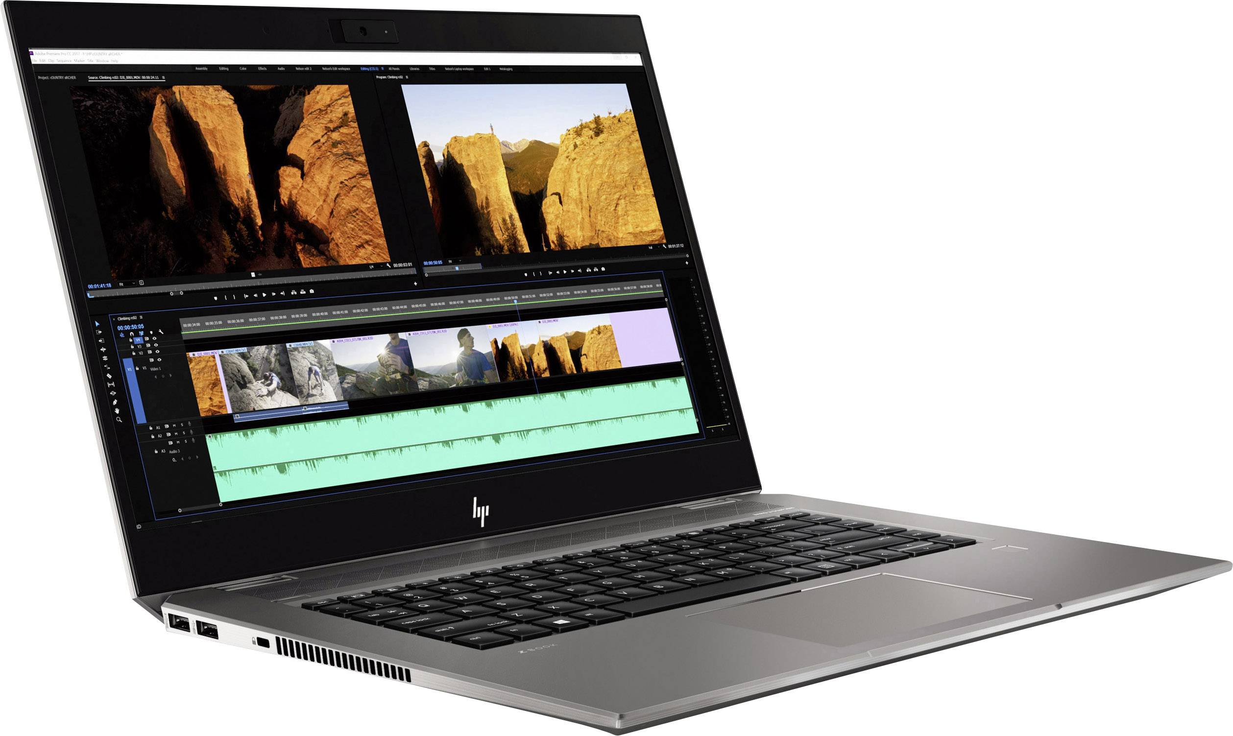 HP ZBook Studio G5 39.6cm (15.6 Zoll) Workstation Intel Core i9 i9-8950HK 32GB 512GB SSD Nvidia Quadro P1000 Windows® 10 Pro