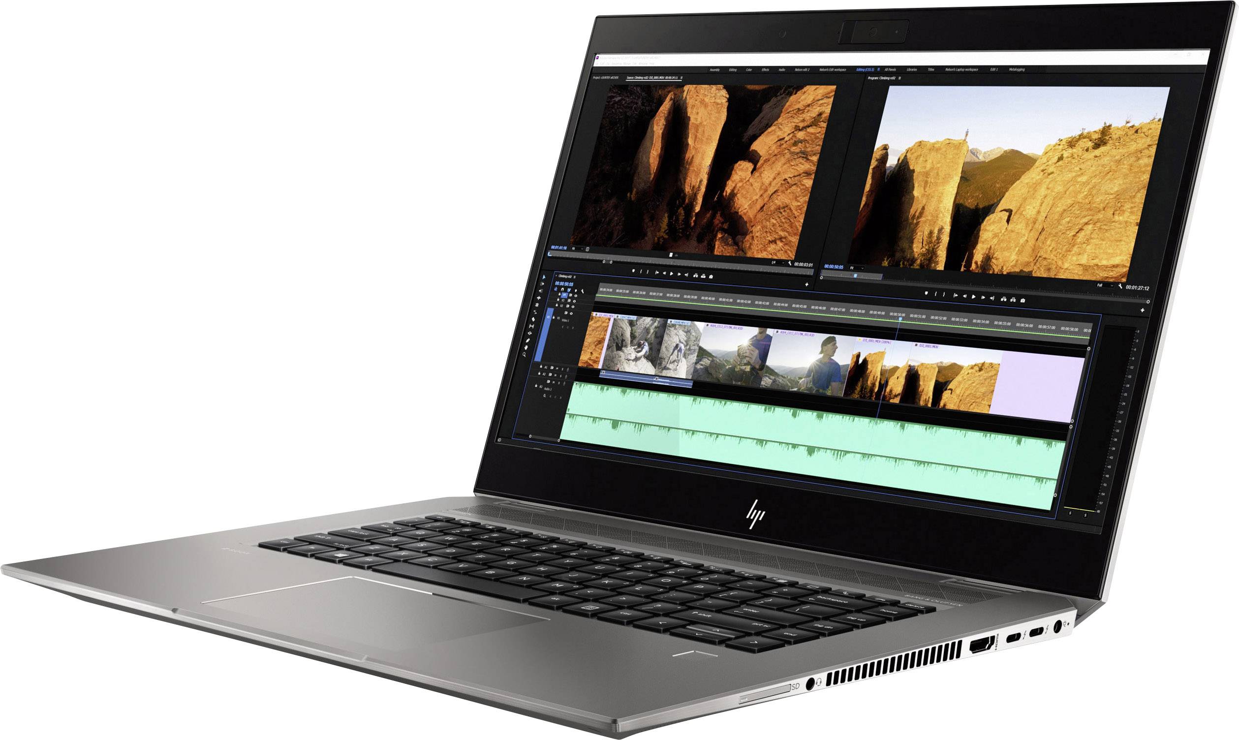 HP ZBook Studio G5 39.6cm (15.6 Zoll) Workstation Intel Core i9 i9-8950HK 32GB 512GB SSD Nvidia Quadro P1000 Windows® 10 Pro