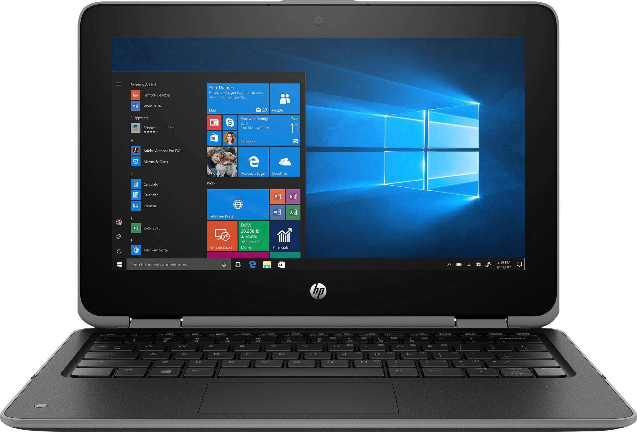 HP ProBook x360 11 G3 29.5cm (11.6 Zoll) Notebook Intel® Pentium® N5000 4GB 256GB SSD Intel UHD Graphics 605 Windows® 10 Home