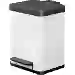 Hailo Öko uno plus M 6192300 Mülleimer 17l Stahlblech (B x H x T) 320 x 430 x 340mm Weiß Fuß-Tretmechanik 1St. Hailo Öko uno plus M 6192300 Mülleimer 17l Stahlblech (B x H x T) 320 x 430 x 340mm Weiß Fuß-Tretmechanik 1St.