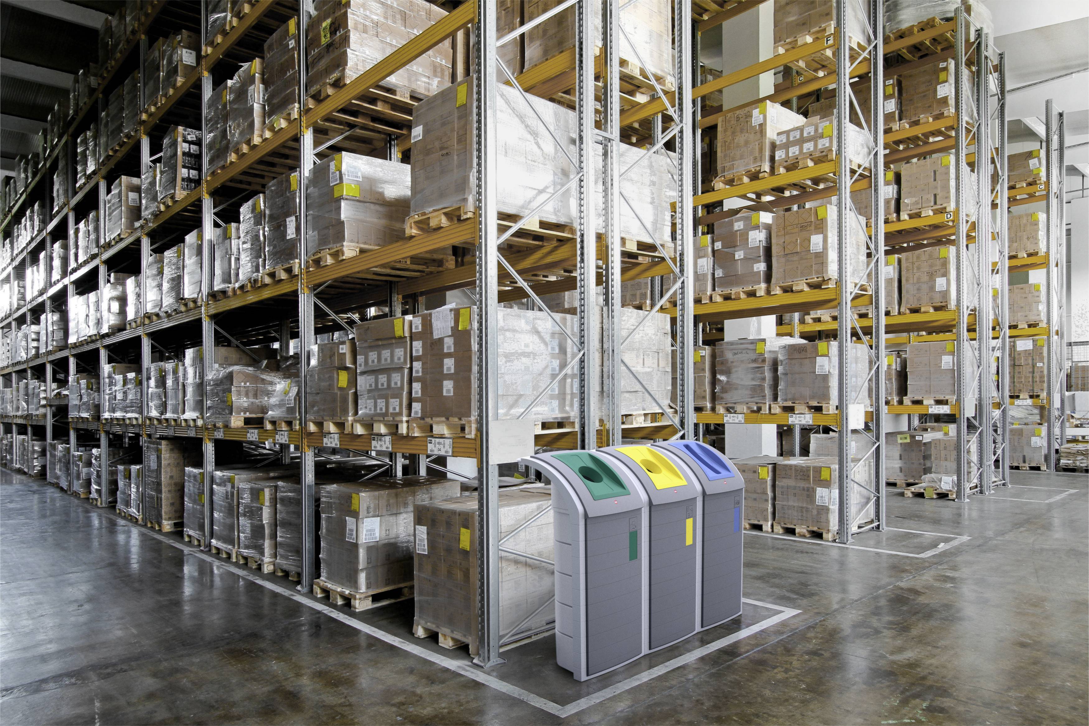 Hailo ProfiLine WSB Design PLUS XXXL 9125900 Wertstoffbehälter 120l Kunststoff (B x H x T) 500 x 1100 x 450mm Grau 1St.