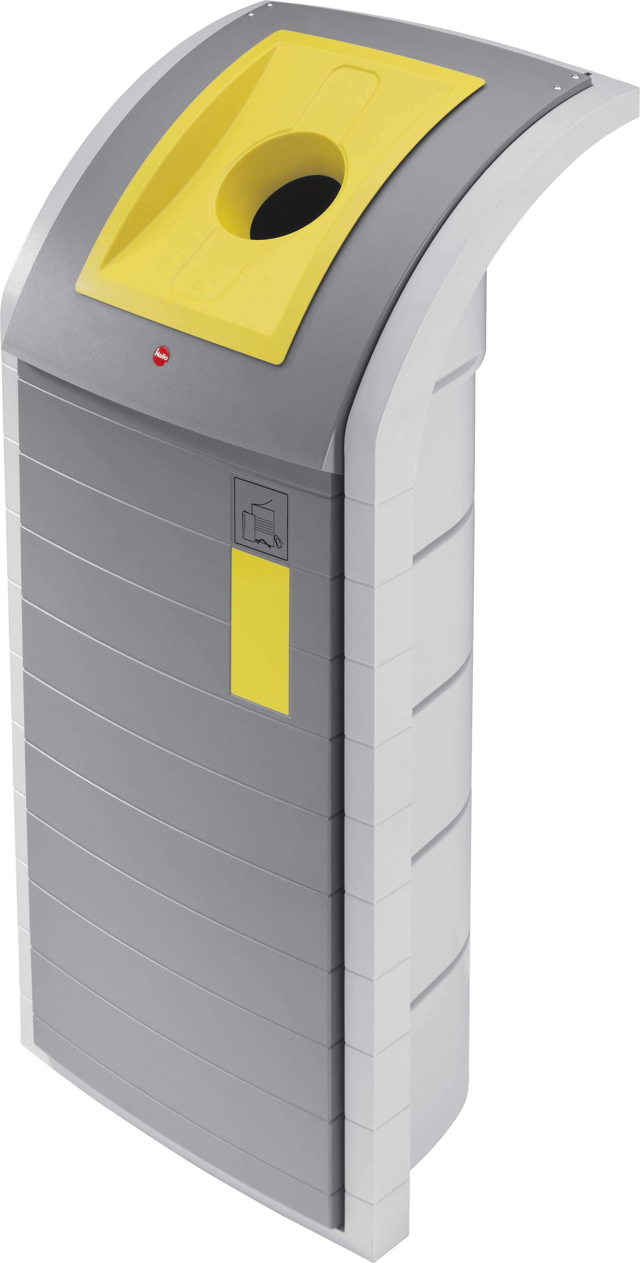 Hailo ProfiLine WSB Design PLUS XXXL 9125900 Wertstoffbehälter 120l Kunststoff (B x H x T) 500 x 1100 x 450mm Grau 1St.