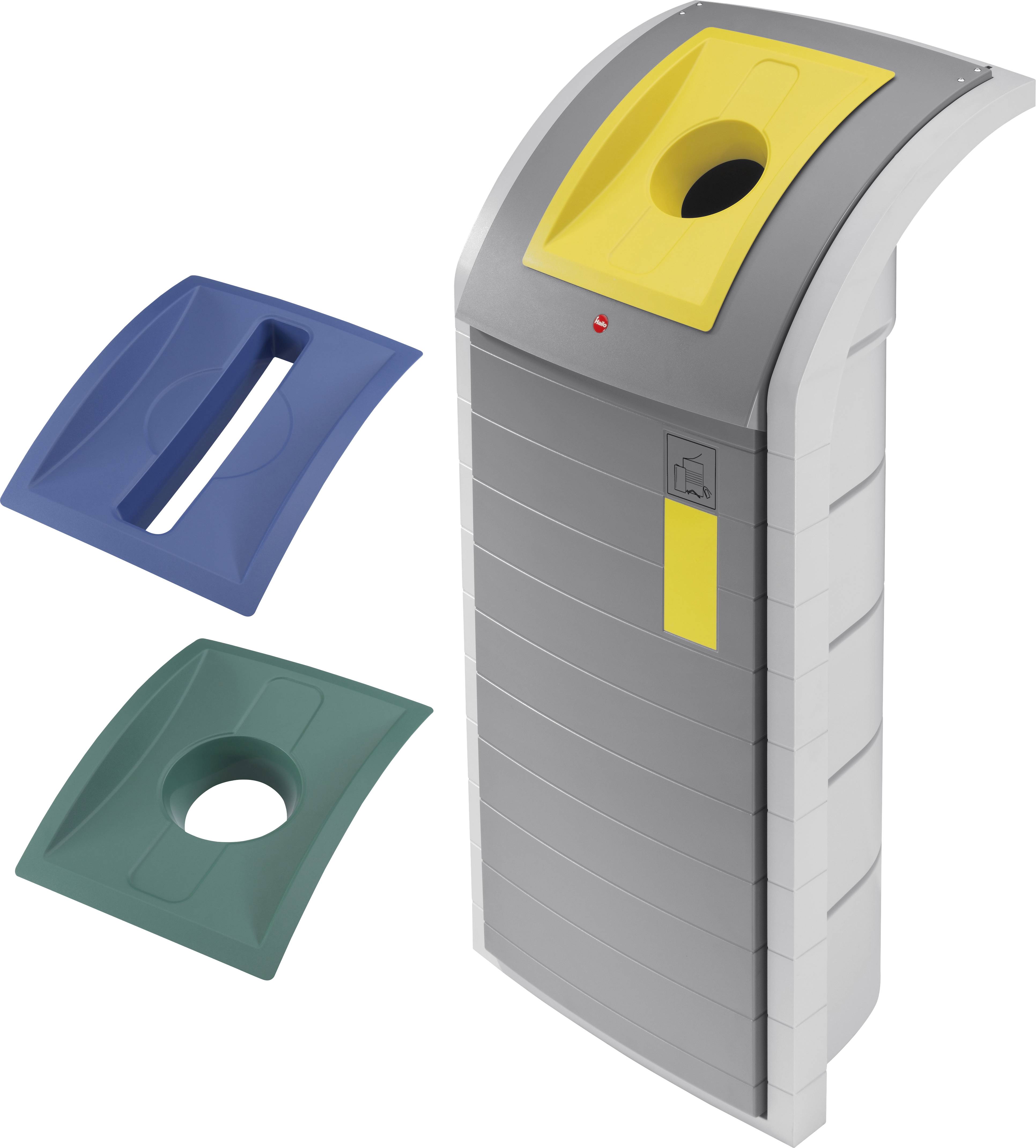 Hailo ProfiLine WSB Design PLUS XXXL 9125900 Wertstoffbehälter 120l Kunststoff (B x H x T) 500 x 1100 x 450mm Grau 1St.