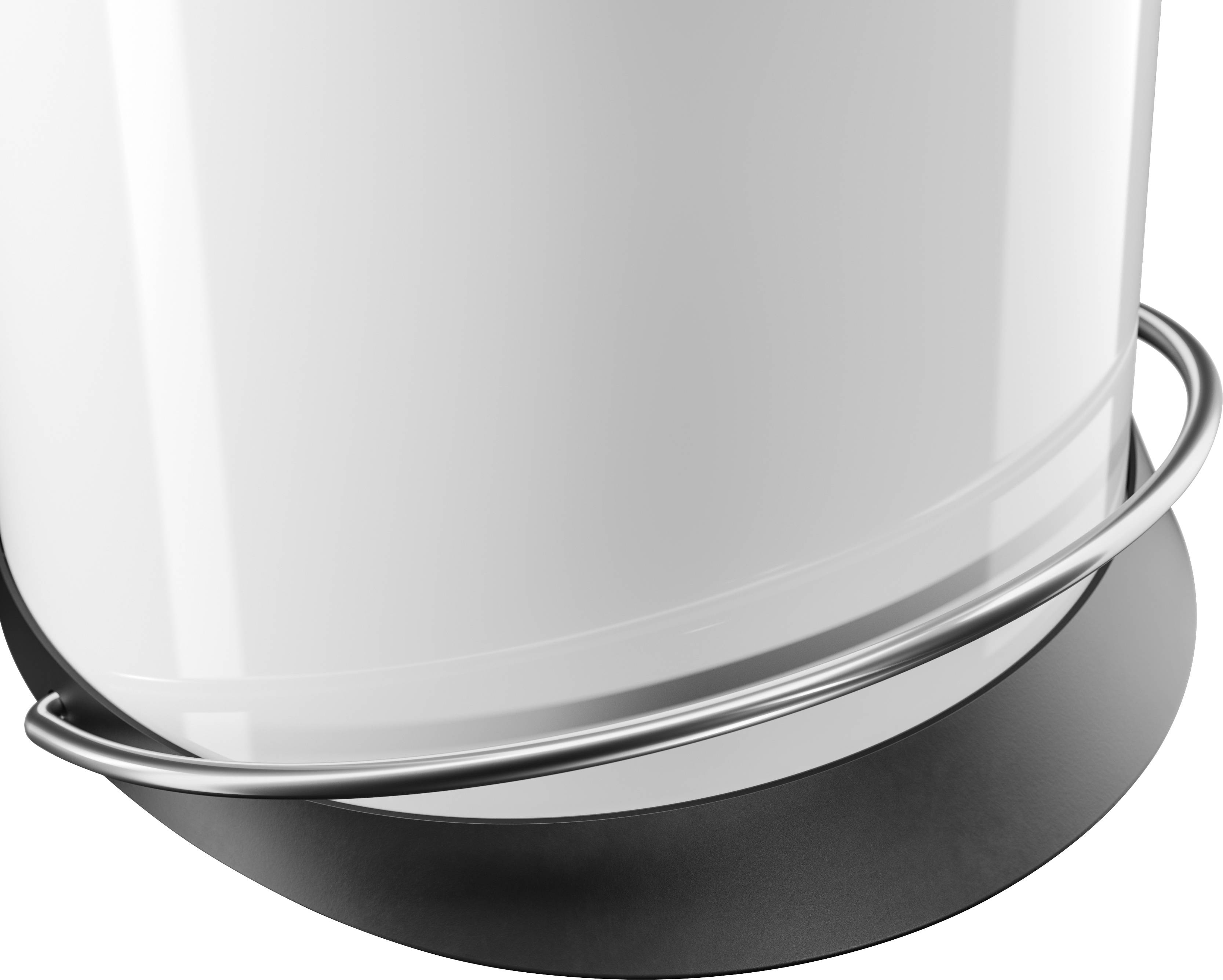 Hailo Harmony L 0531-030 Mülleimer 20 l Stahlblech (Ø x H) 308 mm x 642 mm Weiß Fuß-Tretmechanik 1 St.