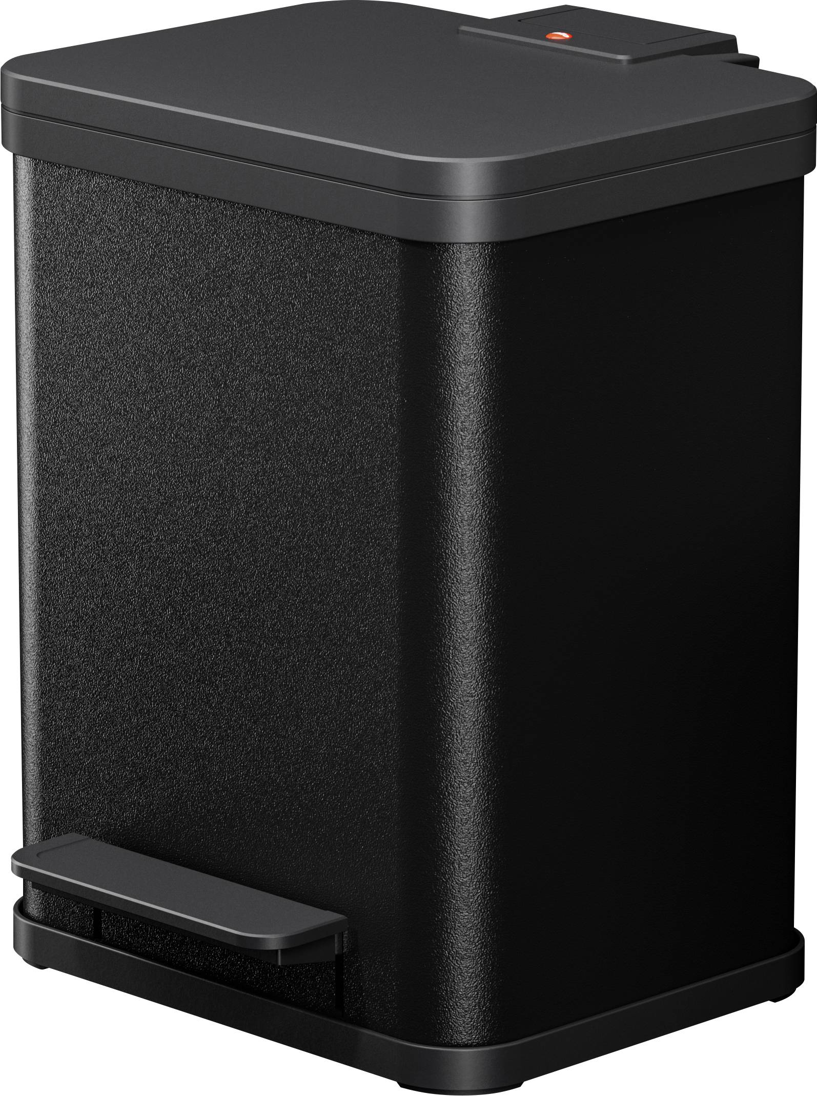 Hailo Öko uno plus M 6192600 Mülleimer 17l Stahlblech (B x H x T) 320 x 430 x 340mm Schwarz Fuß-Tretmechanik 1St.