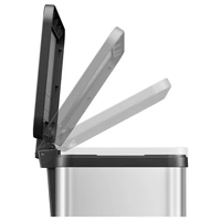 Hailo Öko duo plus M 6222000 Mülleimer 18l Edelstahl (B x H x T) 320 x 430 x 330mm Edelstahl Fuß-Tretmechanik 1St. Hailo Öko duo plus M 6222000 Mülleimer 18l Edelstahl (B x H x T) 320 x 430 x 330mm Edelstahl Fuß-Tretmechanik 1St.