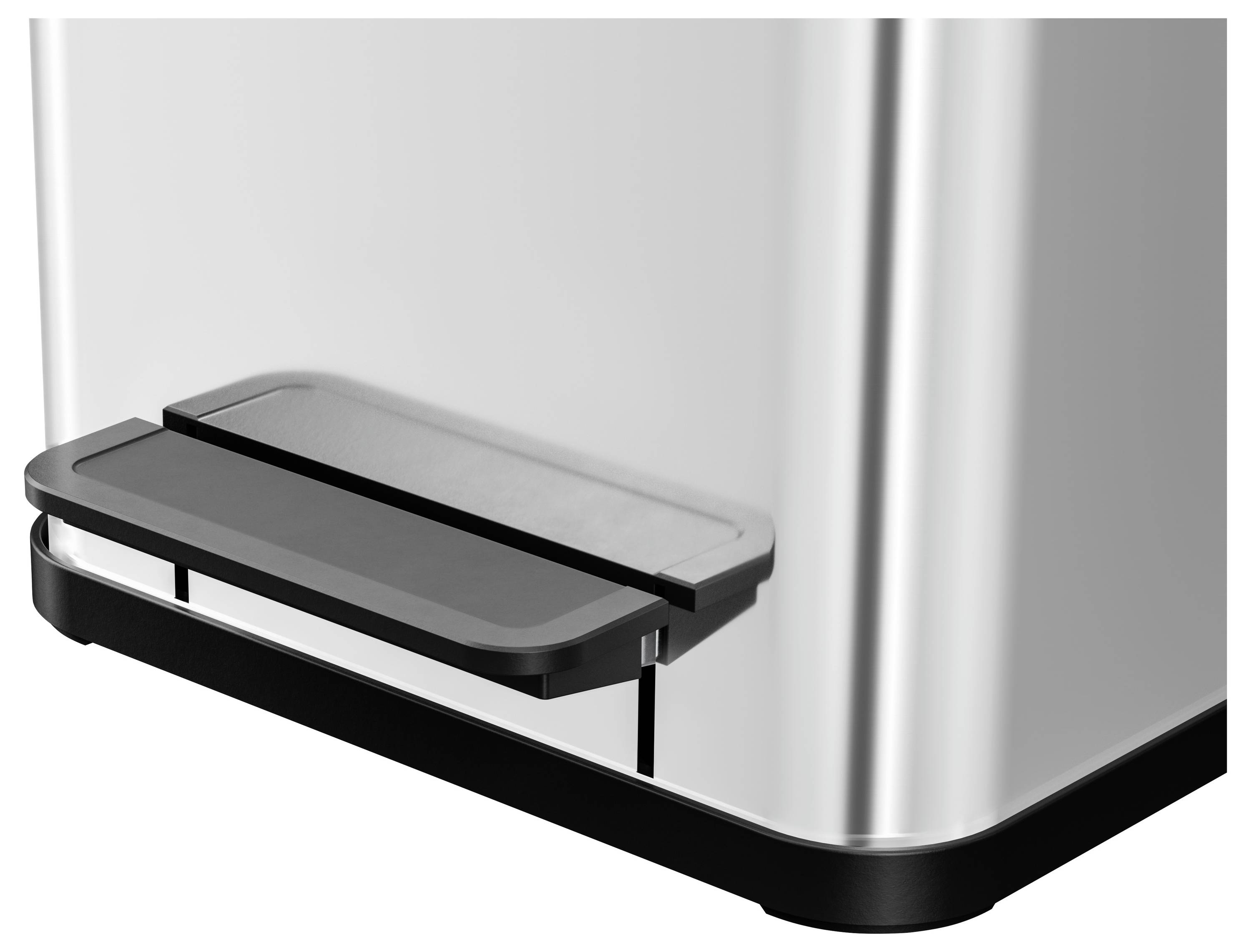 Hailo Öko duo plus M 6222000 Mülleimer 18l Edelstahl (B x H x T) 320 x 430 x 330mm Edelstahl Fuß-Tretmechanik 1St.