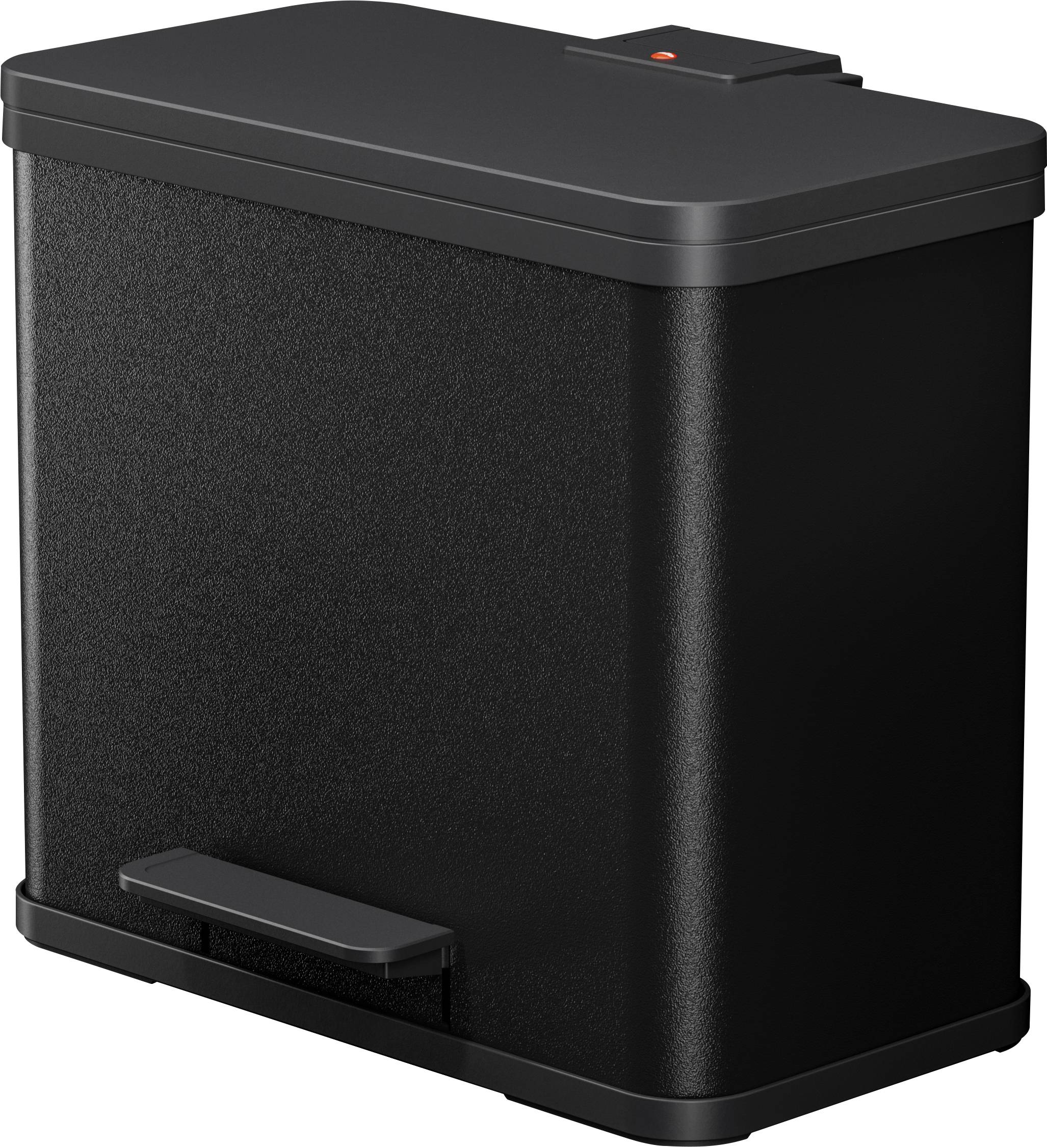 Hailo öko duo plus L 6302600 Mülleimer 26l Stahlblech (B x H x T) 470 x 430 x 340mm Schwarz Fuß-Tretmechanik 1St.