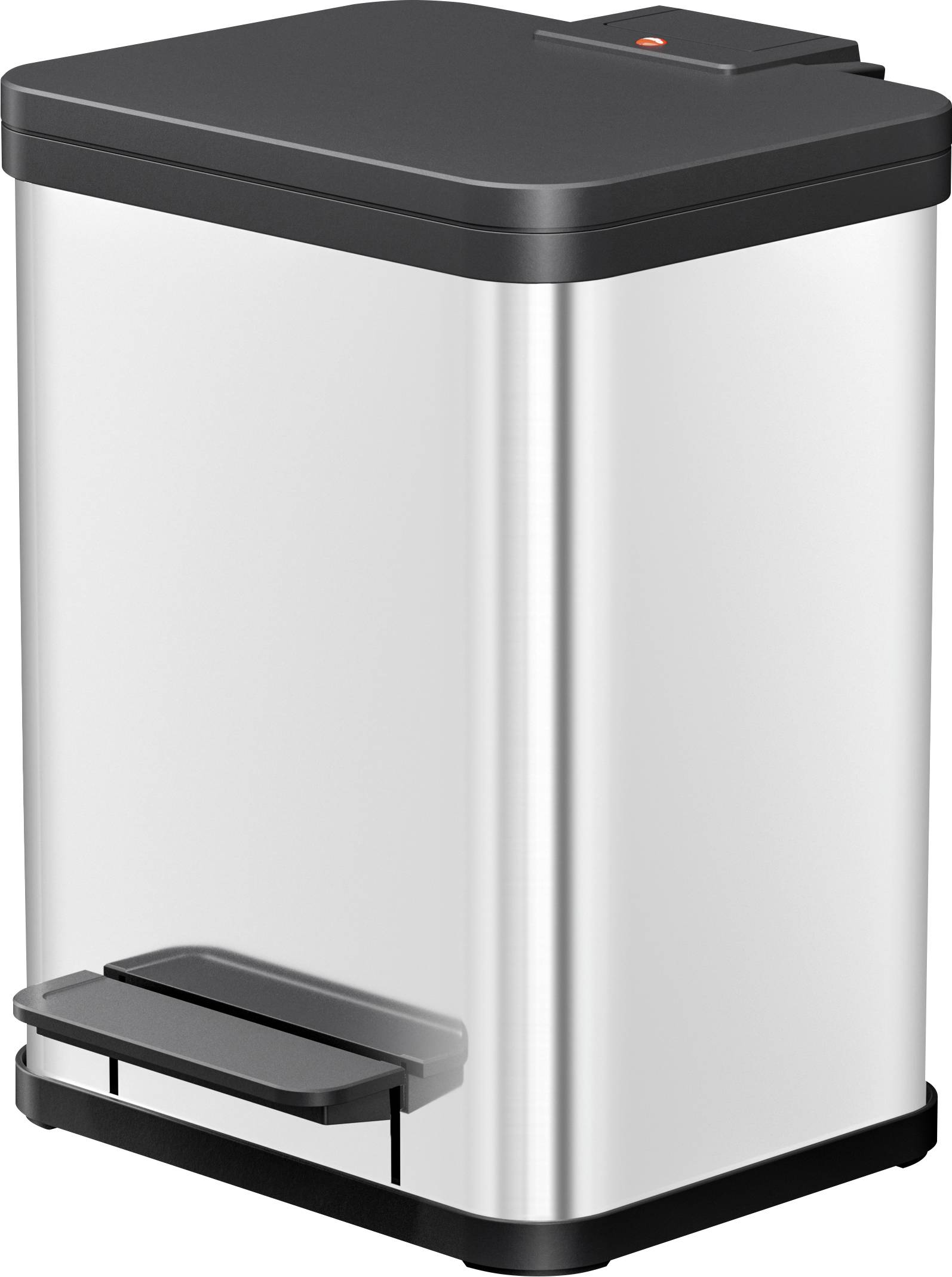 Hailo Öko uno plus M 6192000 Mülleimer 17l Edelstahl (B x H x T) 320 x 430 x 340mm Edelstahl Fuß-Tretmechanik 1St.