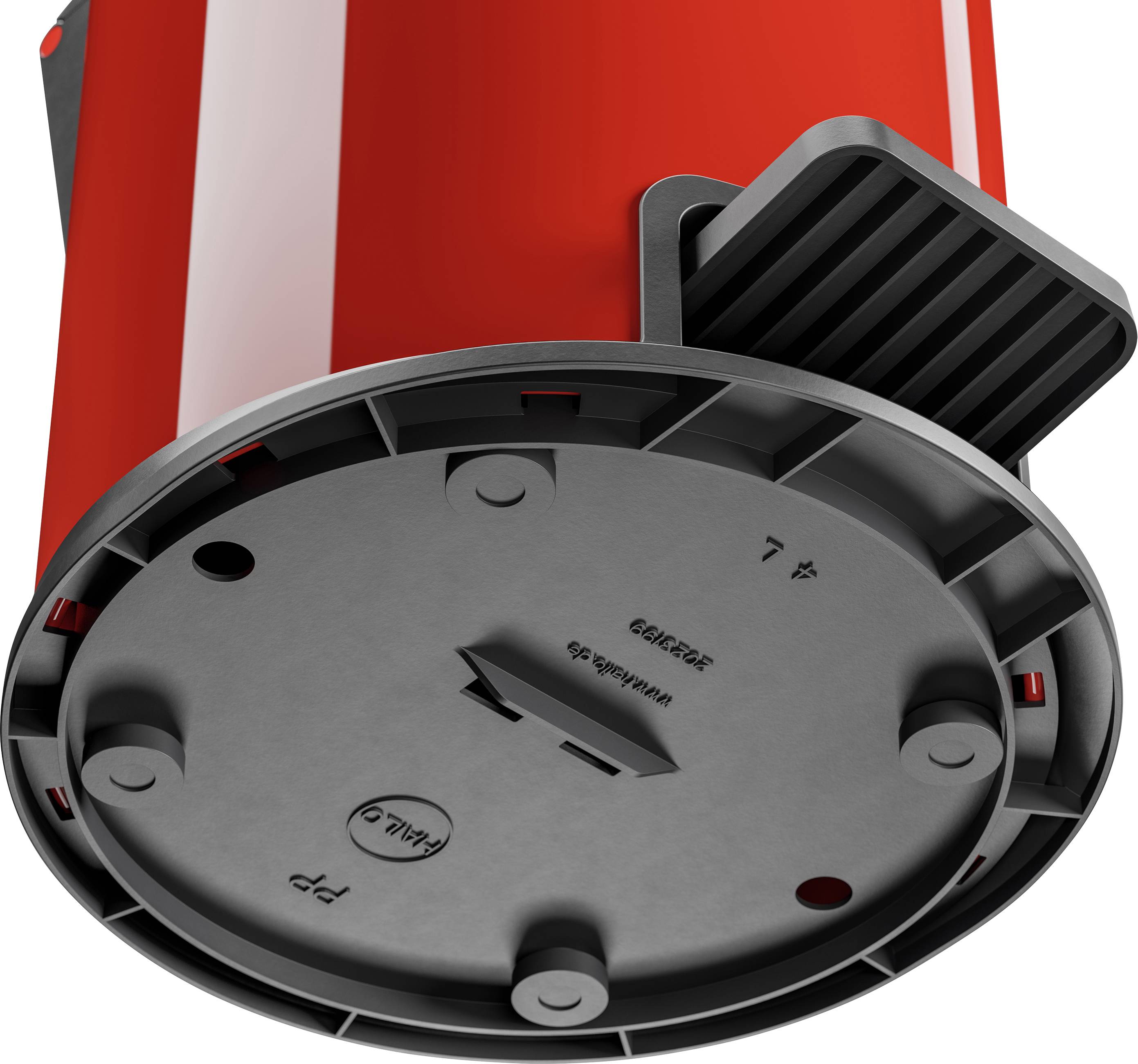 Hailo Pure S 0504-040 Kosmetikeimer 3l Stahlblech (Ø x H) 178mm x 280mm Rot Fuß-Tretmechanik 1St.