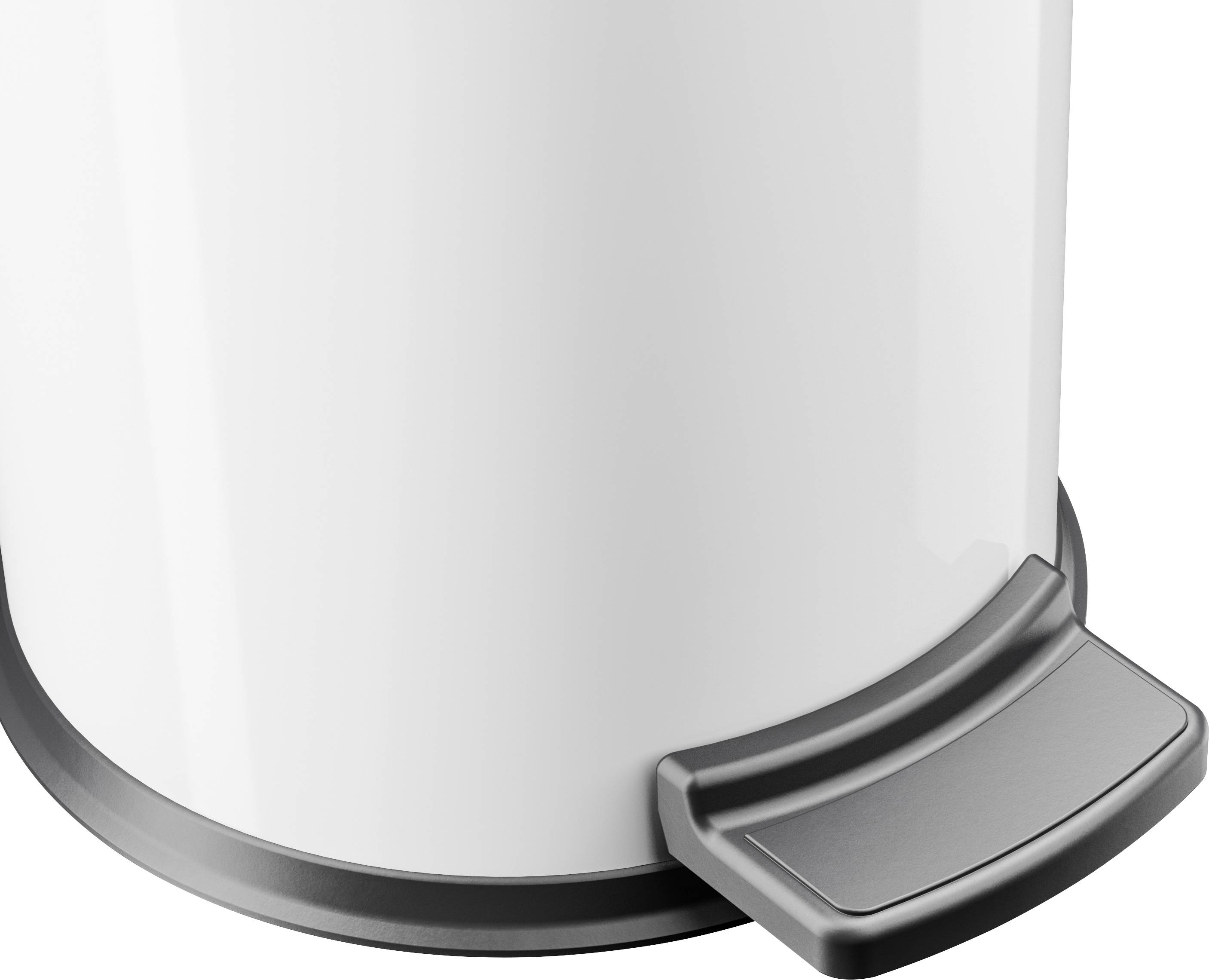 Hailo Solid S 0704-149 Kosmetikeimer 3 l Stahlblech (B x H) 180 mm x 270 mm Weiß Fuß-Tretmechanik 1 St.