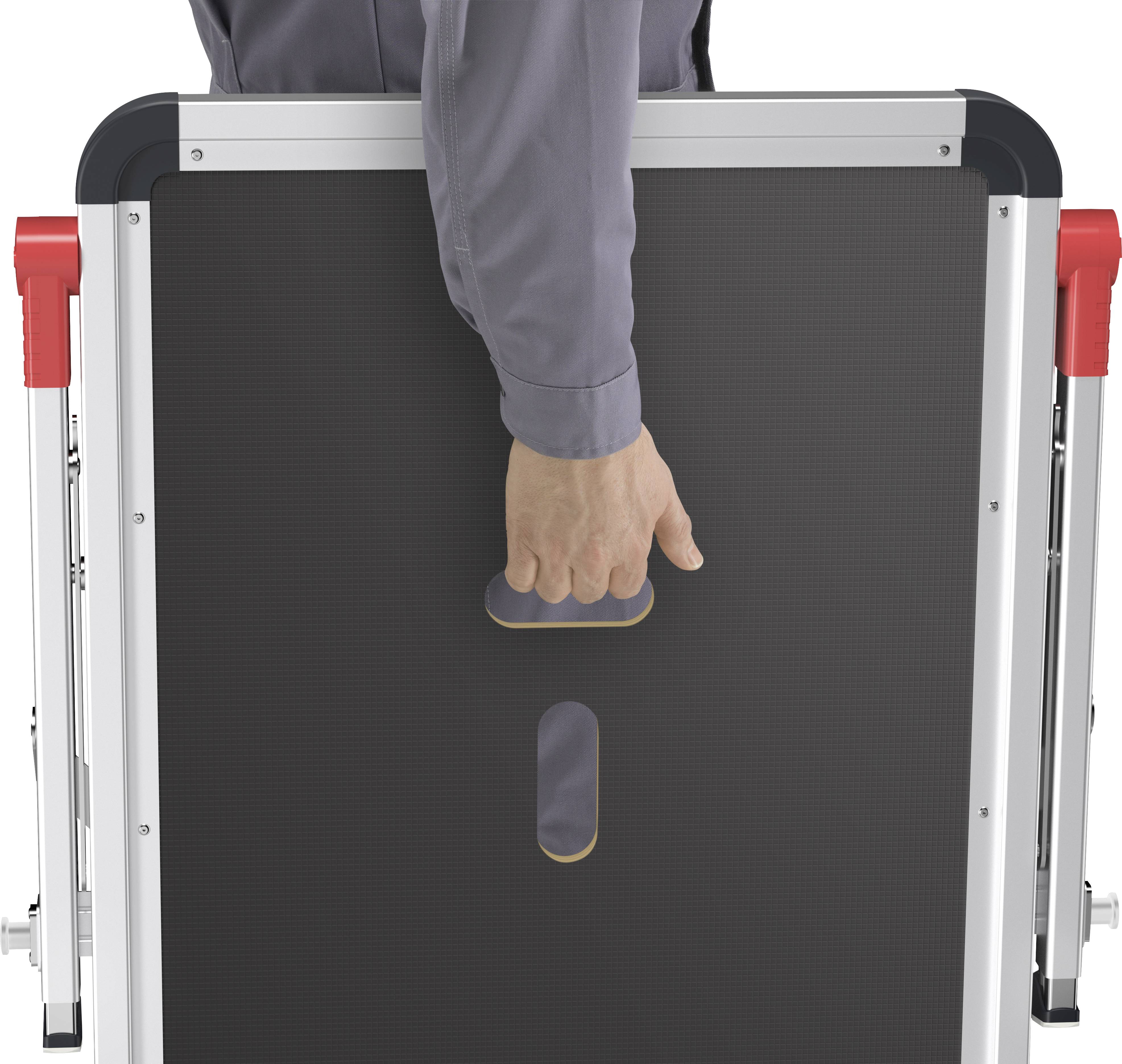 Hailo TP1 9940-001 Aluminium Arbeitsplattform klappbar Silber, Schwarz, Rot 9kg