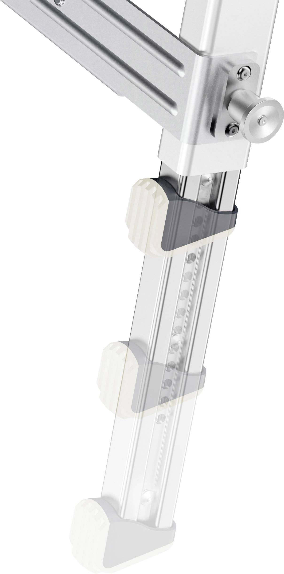 Hailo TP1 9940-001 Aluminium Arbeitsplattform klappbar Silber, Schwarz, Rot 9 kg