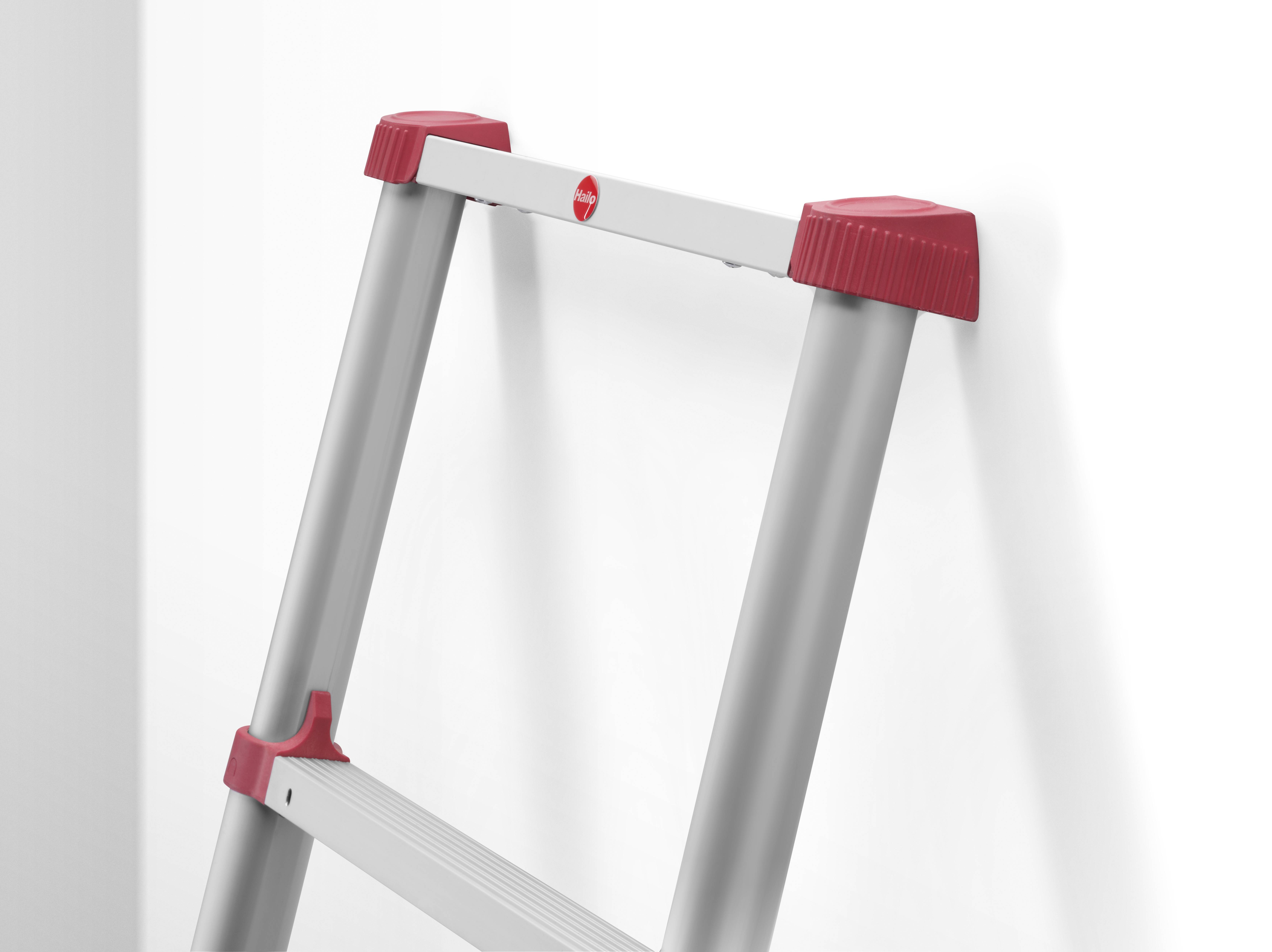 Hailo T80 FLEXLINE 7113-111 Aluminium Teleskopleiter Arbeitshöhe (max.): 3.95m Silber, Schwarz, Rot DIN EN 131 10.7kg