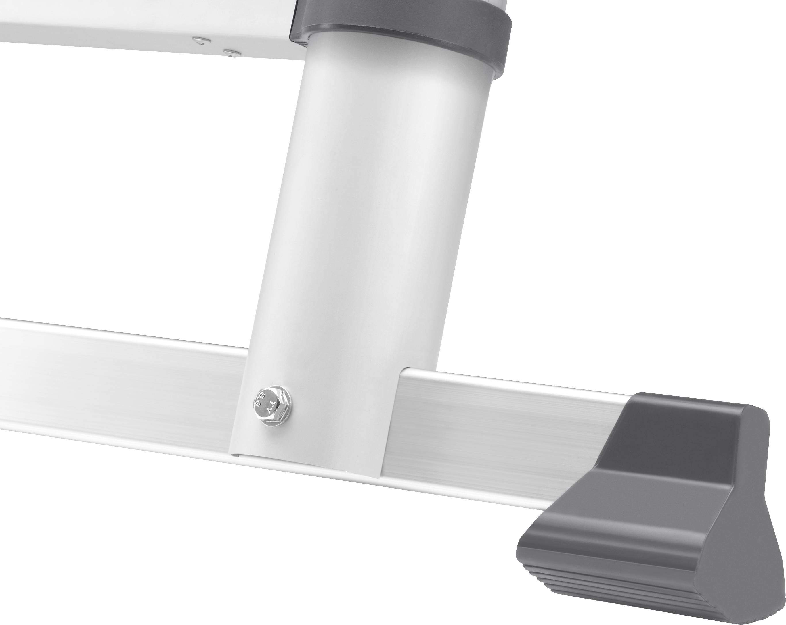 Hailo T80 FLEXLINE 7113-111 Aluminium Teleskopleiter Arbeitshöhe (max.): 3.95m Silber, Schwarz, Rot DIN EN 131 10.7kg