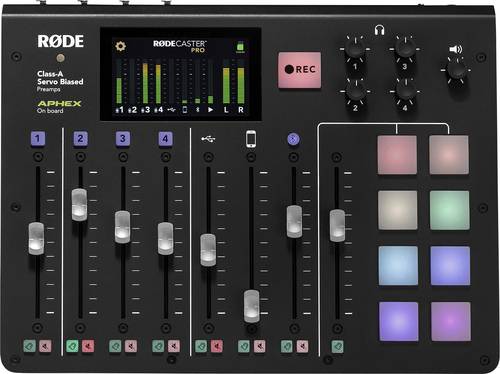 RODE Microphones Rodecaster Pro 4-Kanal Podcast Konsole