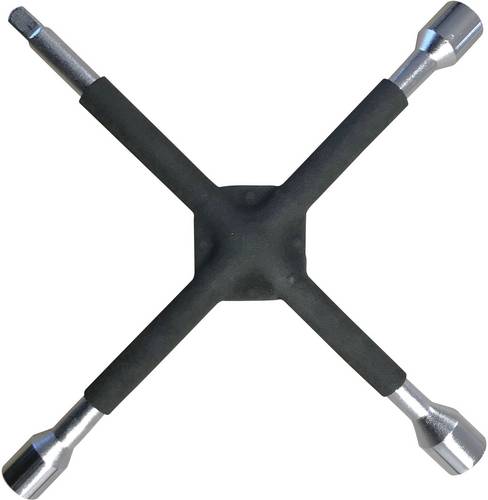 90017 Radkreuz mit 1/2 Aussenvierkant für Steckschlüssel Radkreuz (L x B x H) 355 x 355