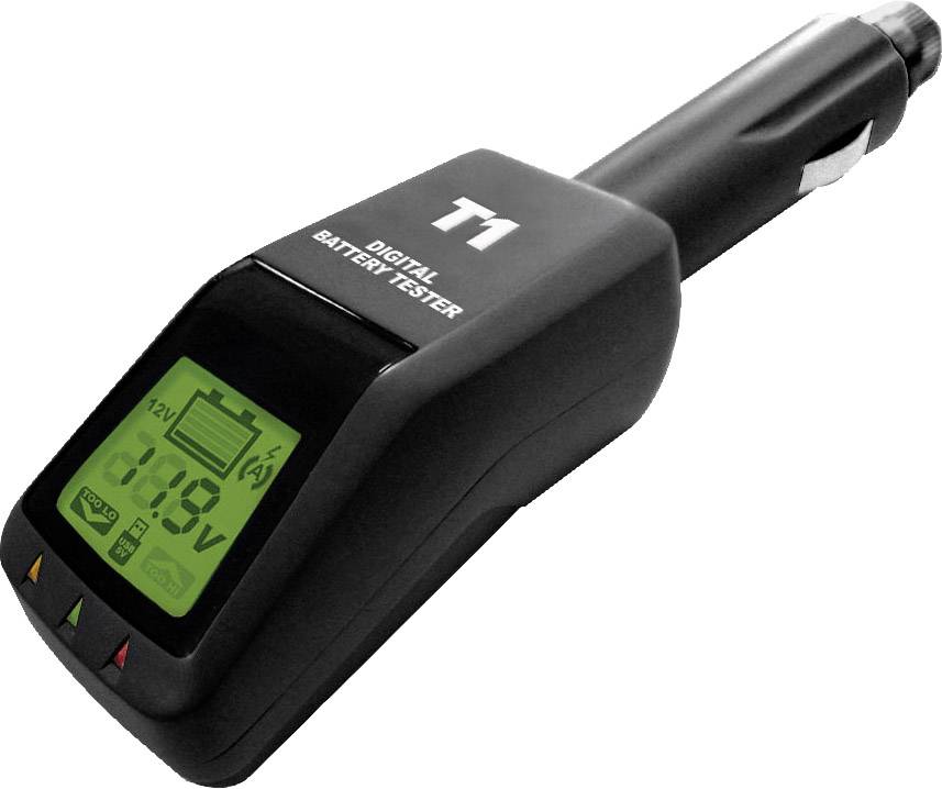 Helvi T1 Batterieüberwachung, Kfz-Batterietester Akkutest, USB-Anschluss 90mm x 55mm x 30mm