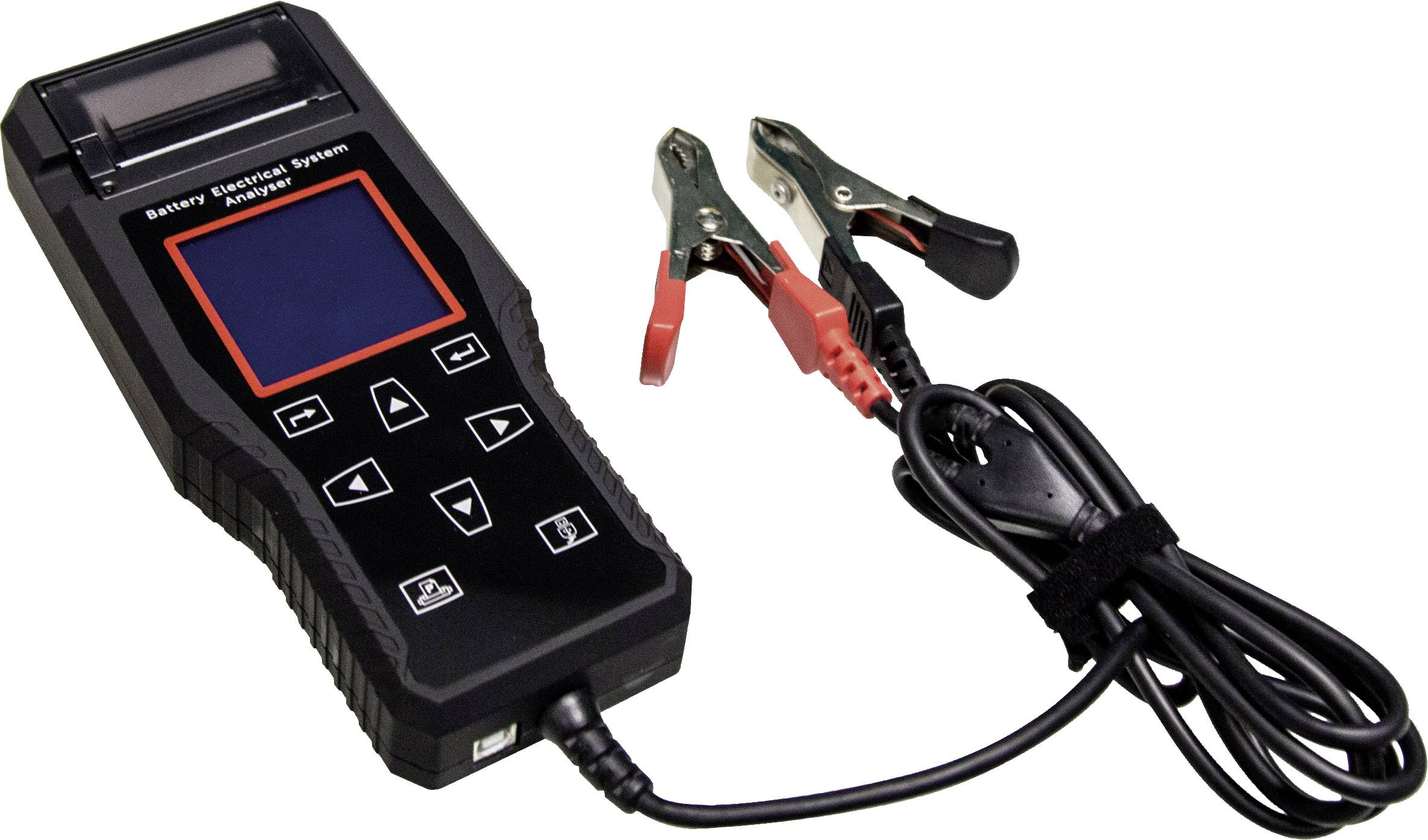 Helvi T10 Batterieüberwachung, Kfz-Batterietester, Systemanalysegerät Inkl. Drucker, Ladeüberwachung 105mm x 285mm x 320mm