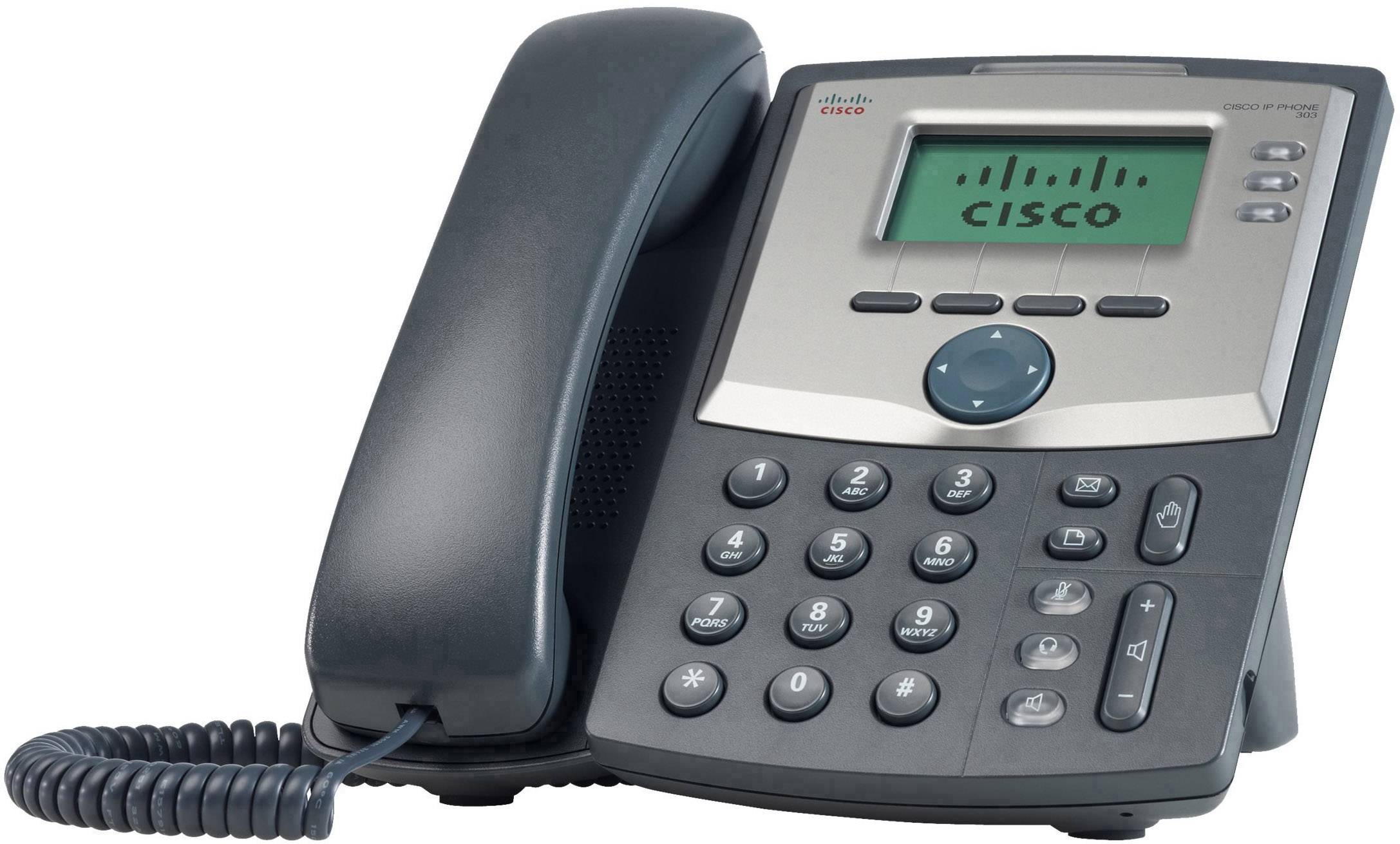 Cisco SPA303-G3 Systemtelefon,VoIP LC-Display Schwarz