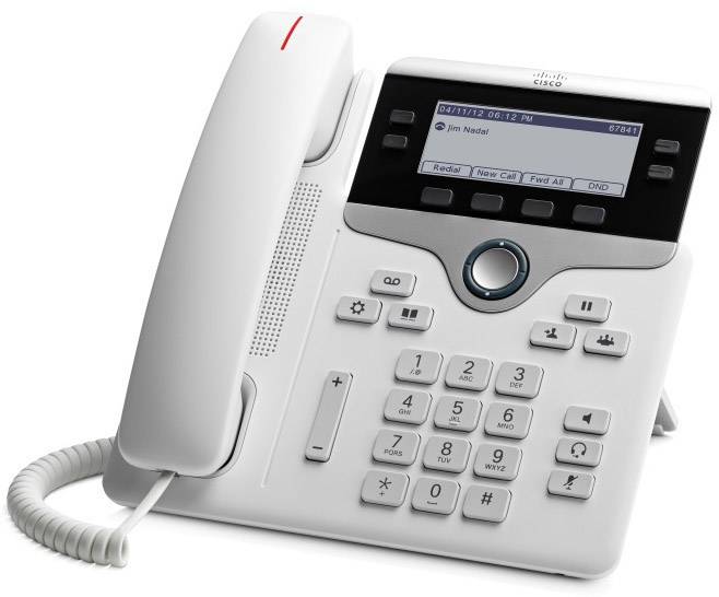 Cisco CP-7841-W-K9= Systemtelefon,VoIP LC-Display Weiß