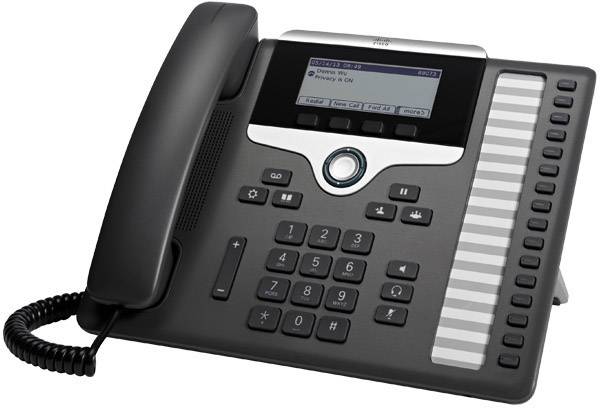Cisco CP-7861-3PCC-K9= Systemtelefon,VoIP LC-Display Anthrazit