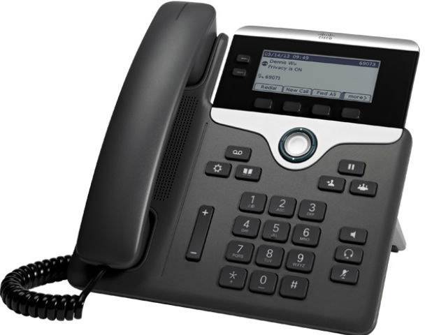 Cisco CP-7811-3PCC-K9= Systemtelefon,VoIP LC-Display Anthrazit