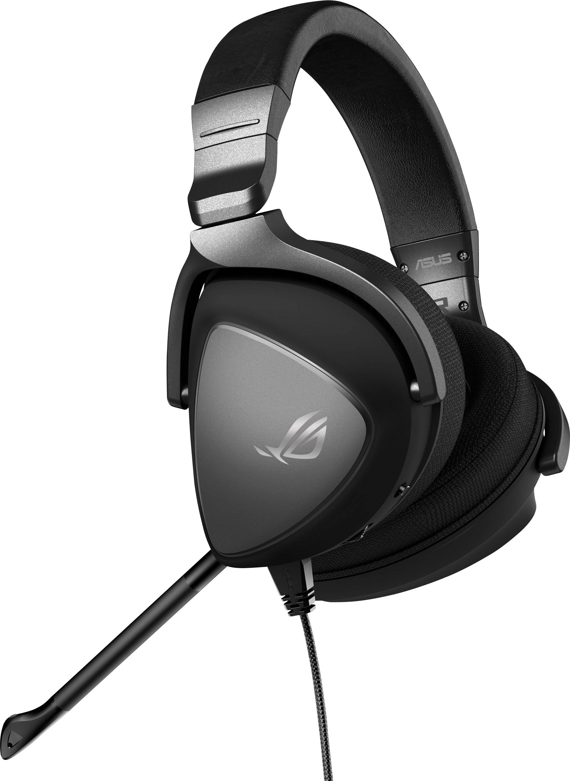Asus ROG Delta Cora Over Ear Headset kabelgebunden Stereo Schwarz Lautstärkeregelung, Mikrofon-Stummschaltung Gaming